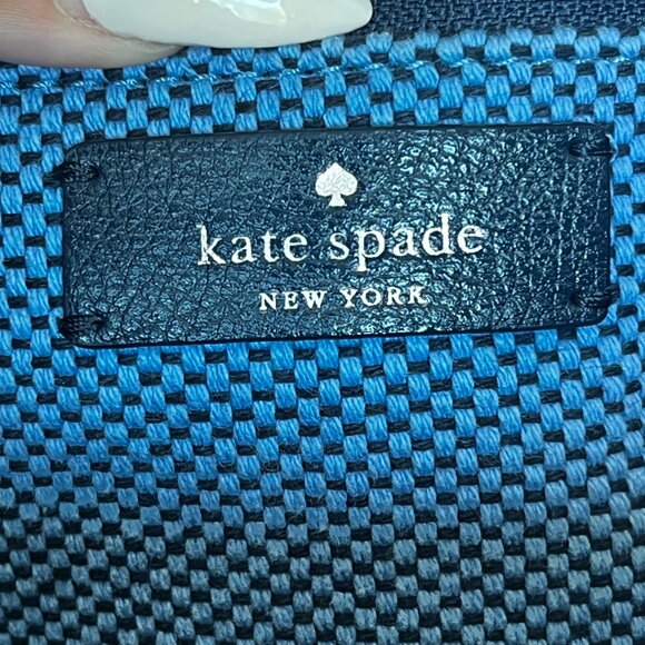 Kate Spade Blue Canvas Street Tote Bag - Picture 11 of 15